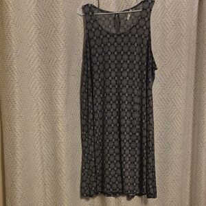 India Boutique Black and Gray Mini Dress